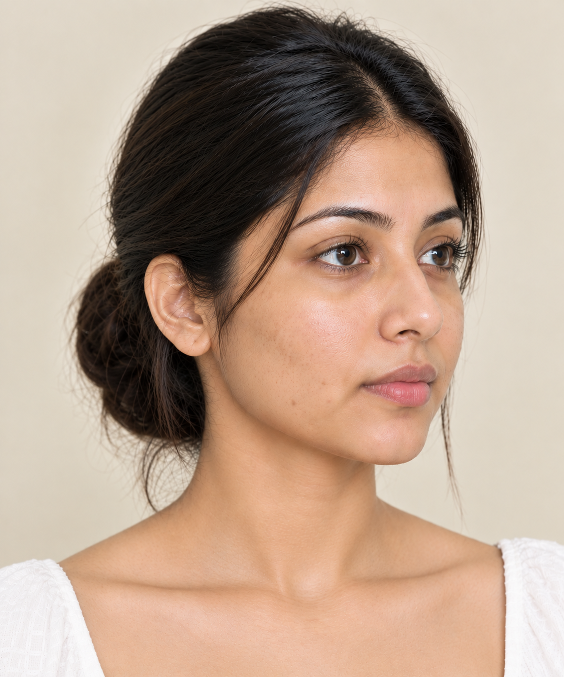 Illustrative after image showing a more even skin appearance
